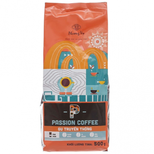 01.618 Кофе молотый PHUONG Vy - Passion coffee-Страсть кофе, 500 г