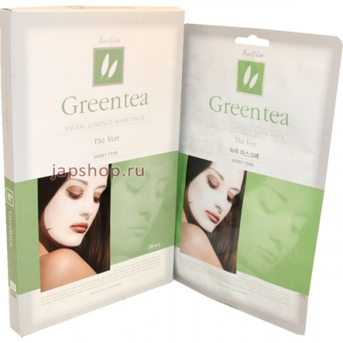 Faifia Успокаивающая Гелевая маска c экстрактом зеленого чая Green tea Soothing 10х20ml (8809071361216)
