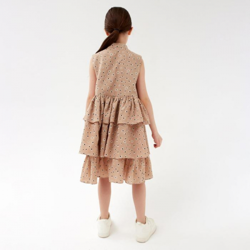 Платье для девочки MINAKU цвет бежевый, р-р 98