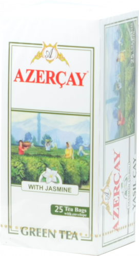 Azercay. Зеленый с жасмином карт.пачка, 25 пак.