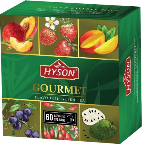 HYSON. Fruit collection зеленый 90 гр. карт.пачка, 60 пак.