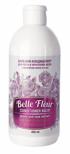Бальзам-кондиционер для роста и укрепления волос 450мл Belle Fleur