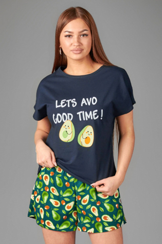 Женская пижама с авокадо - Неженка