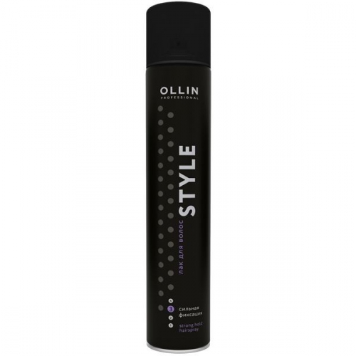 OLLIN STYLE Лак для волос экстрасильной фиксации  