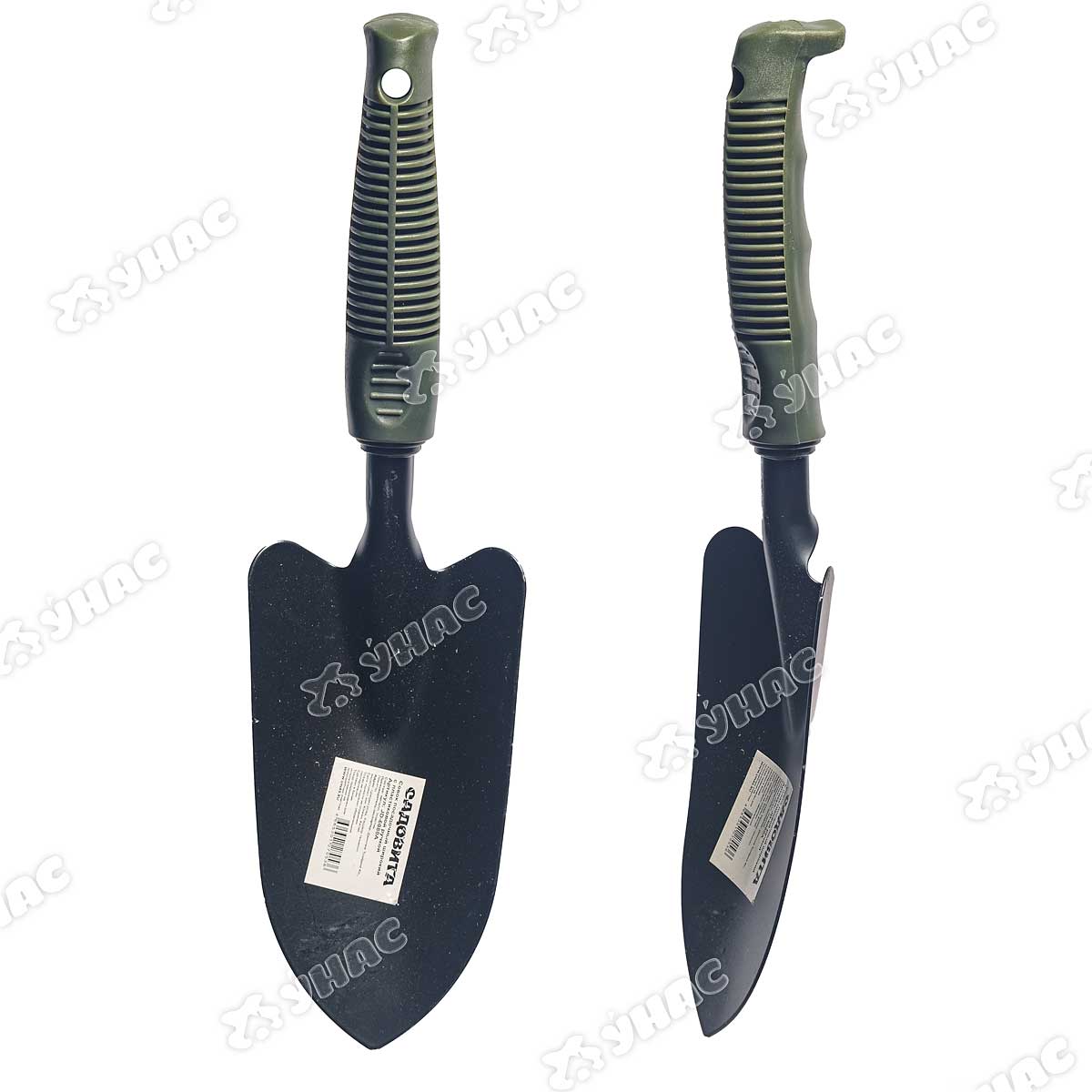 Совок посадочный (JD6080 A) широкий пластиковая ручка САДОВИТА (120)