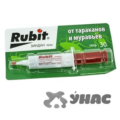 РУБИТ Зиндан гель от муравьев и тараканов 30 г