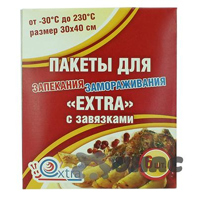 Пакеты для запекания EXTRA 30*40см с завязками (по 6 штук) 14070008 х100