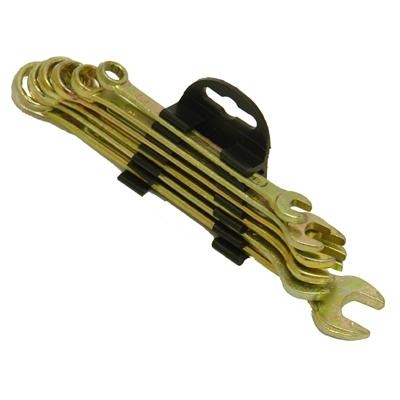 Набор ключей ЕРМАК рож-накидных 6пр (желтый цинк) 736-078 х60