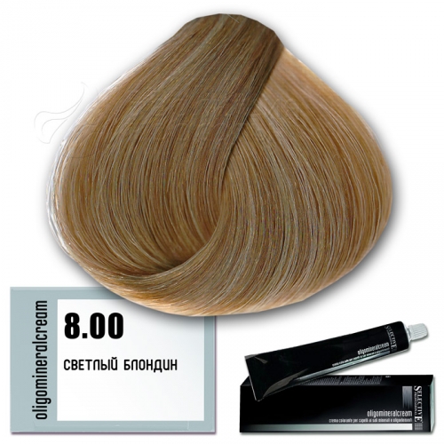 Selective Oligomineral Cream 8.00 - светлый блондин. Серия натуральная