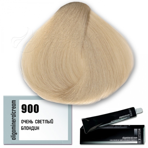 Selective Oligomineral Cream 900 - очень светлый блондин. Серия суперосветляющая