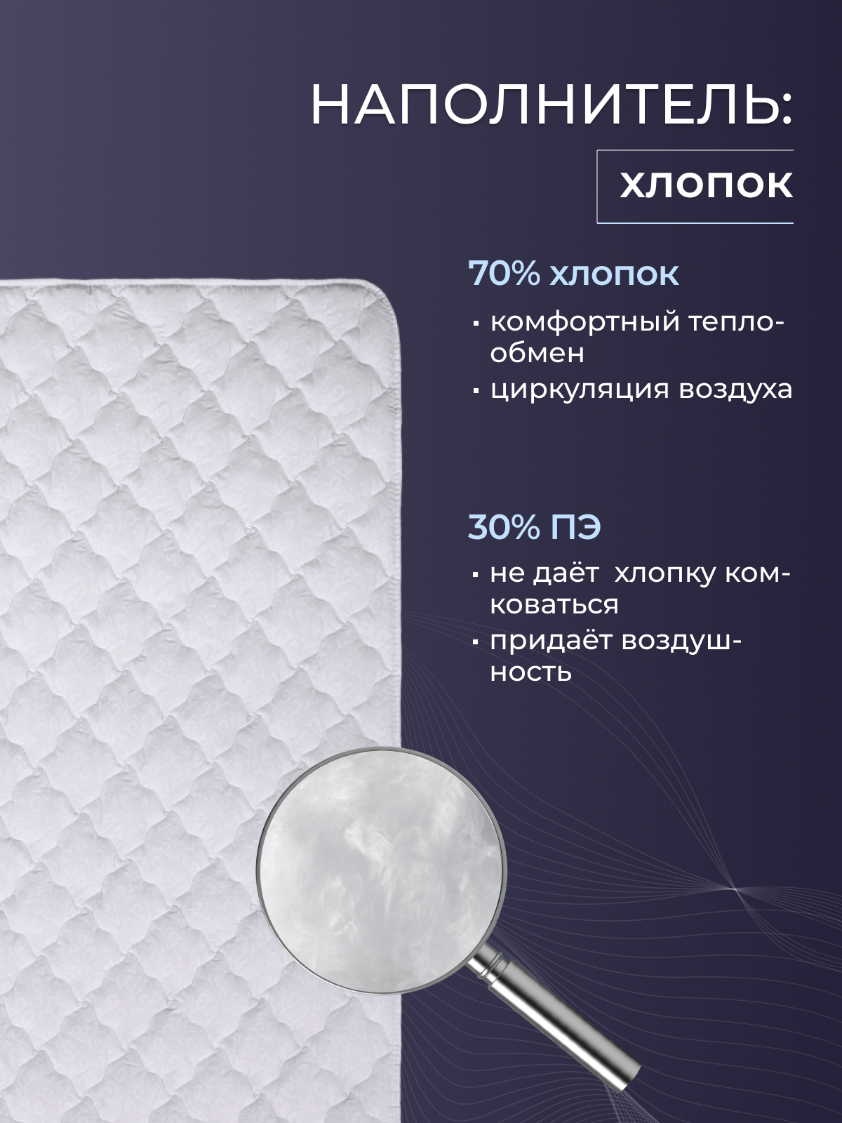 42/011н Наматрасник 90*200 хлопок (320) тк хлопковая