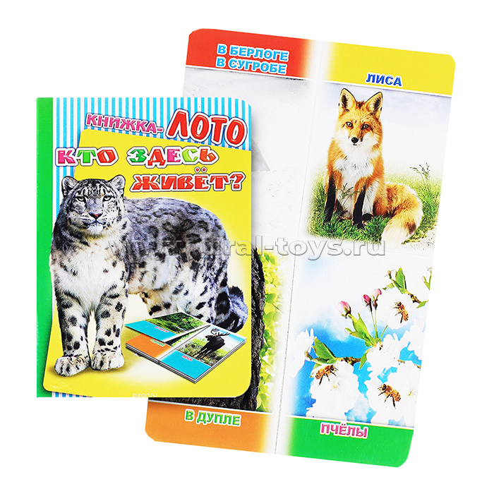 Книга Лото Кто здесь живет?