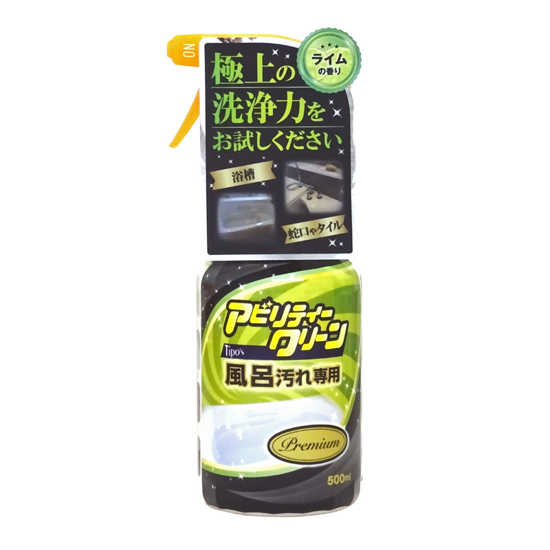 YUWA Ability Clean Premium for Bath Stains Чистящая пена для ванны, с дезинфицирующим эффектом, 500мл. 1/24