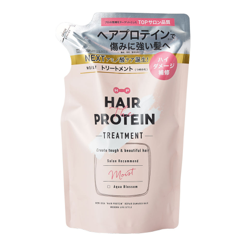 COSMETEX ROLAND Hair The Protein Восстанавливающий и увлажняющий бальзам-ополаскиватель для волос с 6 видами протеинов, кератином и аминокислотами, с фруктово-цветочным ароматом, мягкая упаковка, 400мл. 1/24