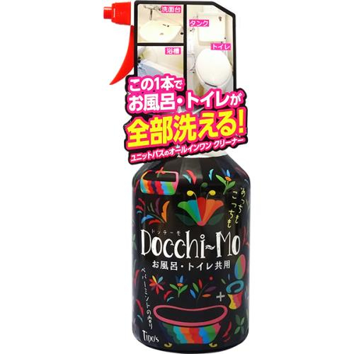 YUWA Docchi-Mo Чистящее средство для ванной комнаты и туалета, с ароматом мяты, спрей, 500мл. 1/24