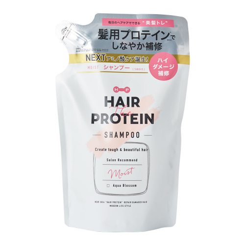 COSMETEX ROLAND Hair The Protein Восстанавливающий и увлажняющий шампунь для волос с 6 видами протеинов, кератином и аминокислотами, с фруктово-цветочным ароматом, мягкая упаковка, 400мл. 1/24