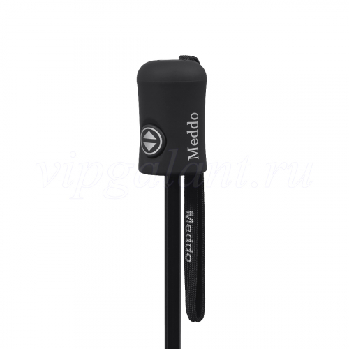 Зонт мужской черный Meddo 934 с прямой ручкой