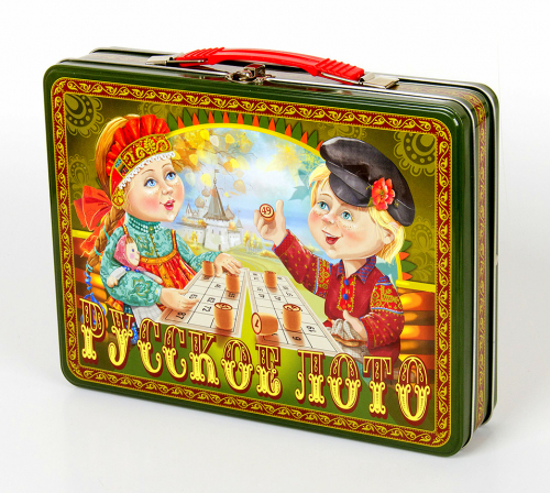 Русское лото в жестяном чемоданчике 