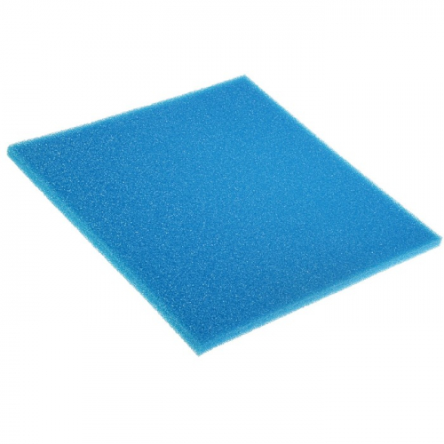 Губка прямоугольная, крупнопористая, лист 50 х 50 х 2 см, синий