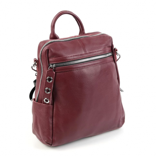 Женский кожаный рюкзак 8781-9 Ред Вайн