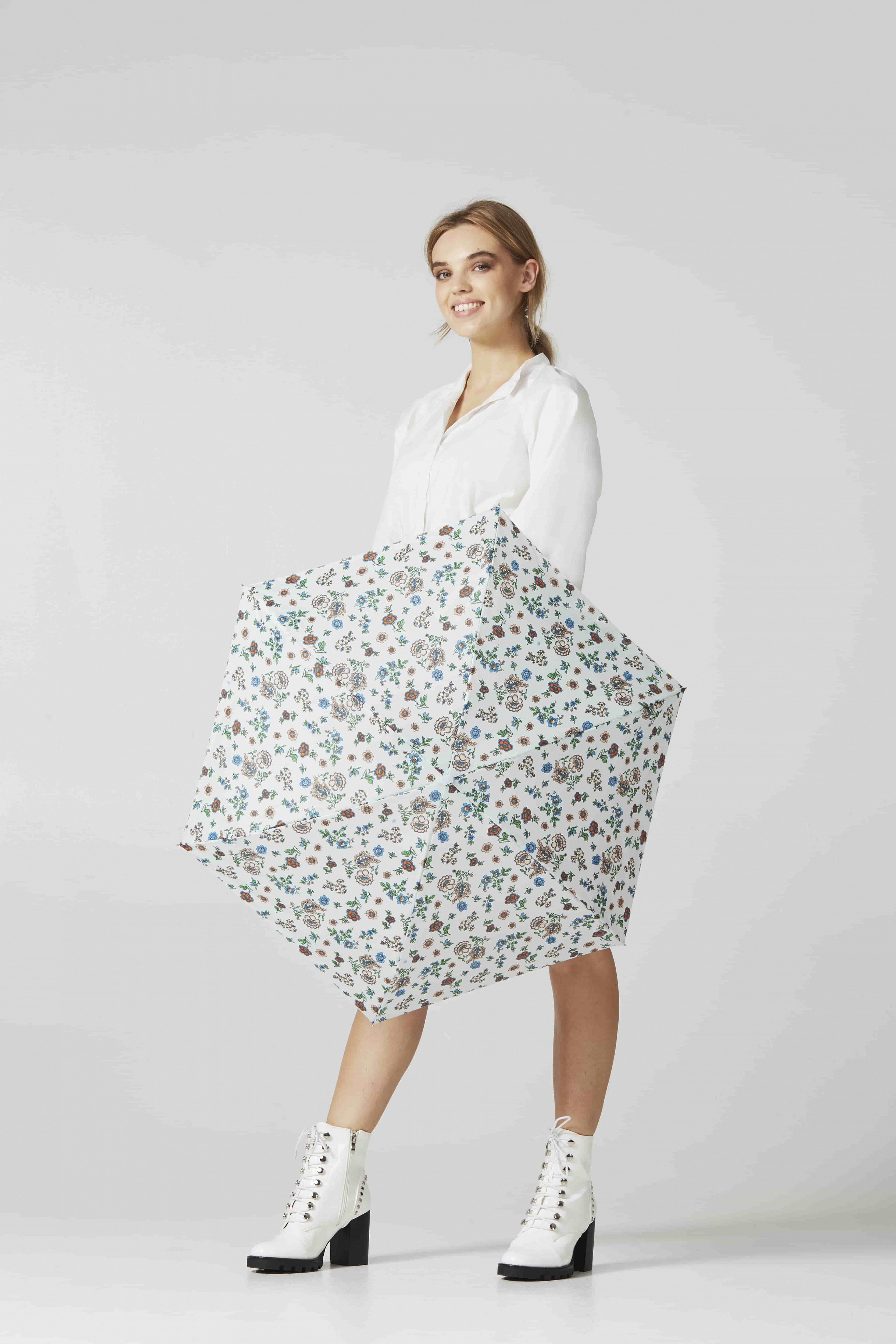 L501-4045 VintagePetals (Старинные цветы) Зонт женский механика Fulton