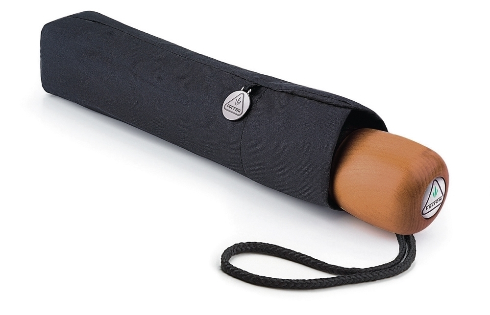 L449-01 Black (Черный) Зонт женский механика Fulton