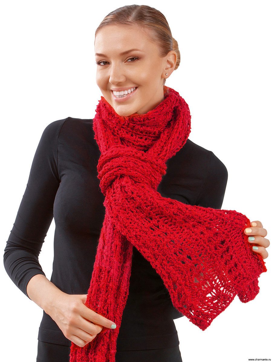 Шарфы томск. Шарф красный. Красный шарф женский. Красный вязаный шарф. Красивый шарфик.