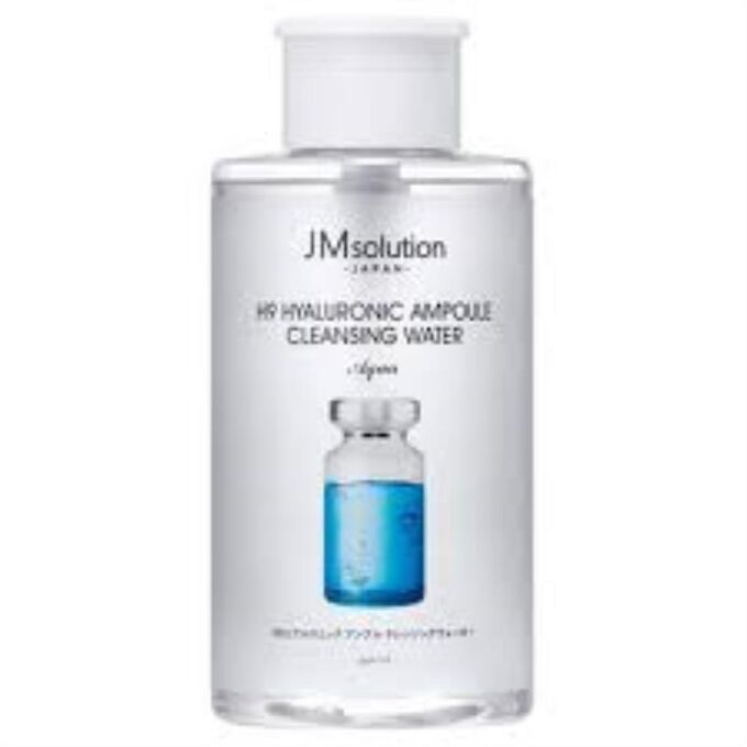 JMsolution Гиалуроновая очищающая вода H9 Hyaluronic Ampoule Cleansing Water Aqua