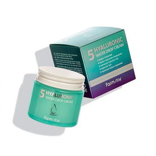 Farmstay Увлажняющий крем с пятью видами гиалуроновой кислоты 5 Hyaluronic Water Drop Cream