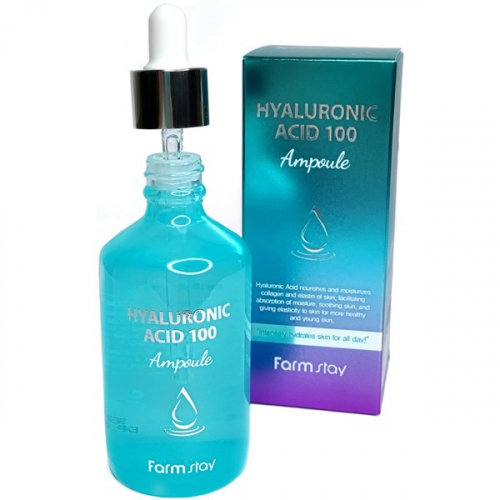 Farmstay Ампульная сыворотка с гиалуроновой кислотой 100мл Hyaluronic Acid 100 Ampoule