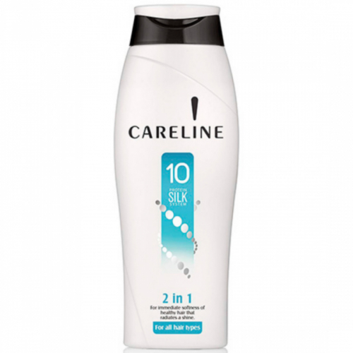 Шампунь 2 в 1 с микрошёлком для нормальных волос Careline