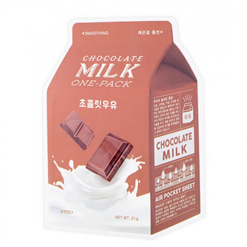 Тканевая маска с молочными протеинами и экстрактом какао