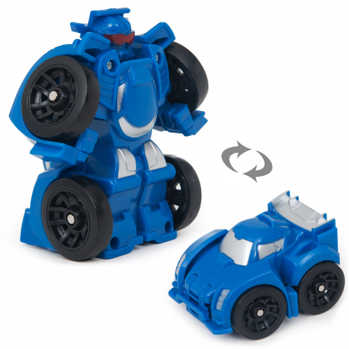 Трансформер Robotron Мой первый трансформер Робот-машина, цвет: синий/серебристый