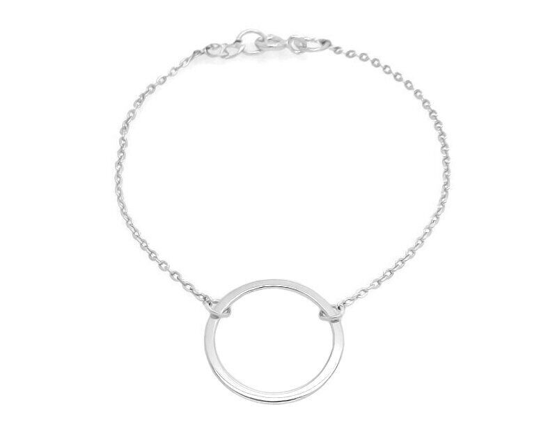 Браслет из серебра без вставки, Ю-40038р