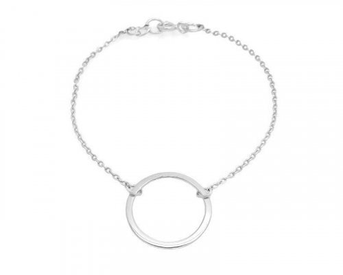 Браслет из серебра без вставки, Ю-40038р