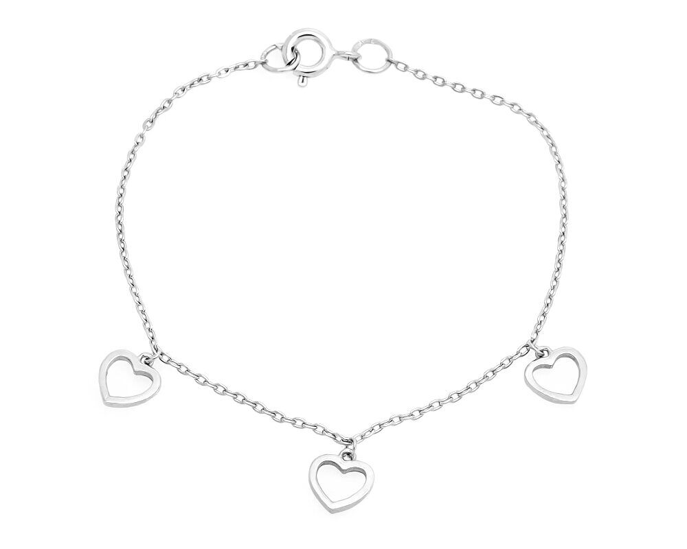 Браслет из серебра без вставки, Ю-40052р