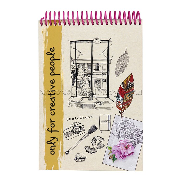 Скетчбук А5, 80л,