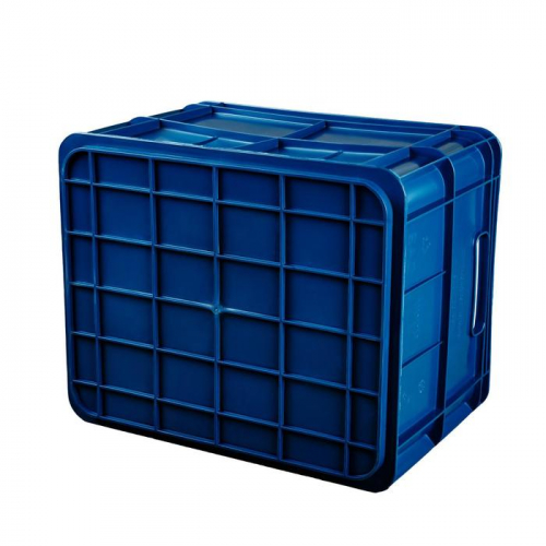 Ящик пластиковый, 303П, 42х34х28см, синий