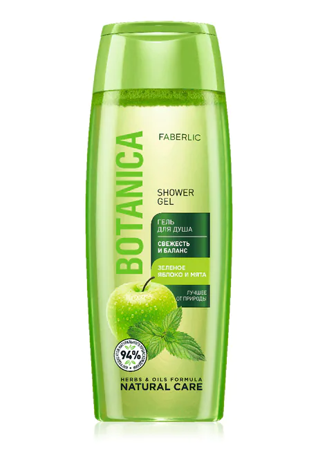Гель для душа «Свежесть и баланс» Botanica, 400 мл