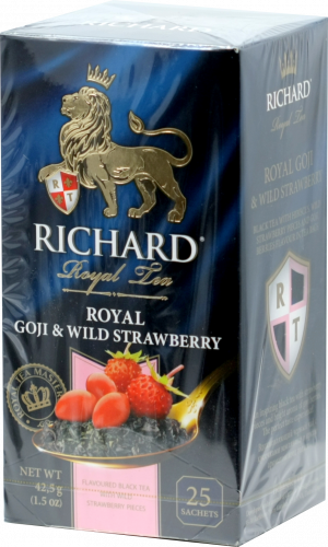 Richard. Royal Goji & Wild strawberry 47,5 гр. карт.пачка, 25 пак.