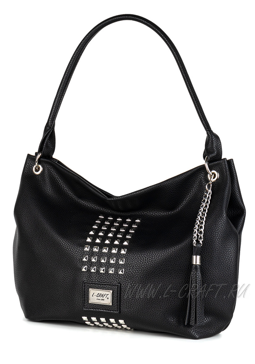 Модель №1172 | кожзам | гладкий | черный | Р820-1 | 23540