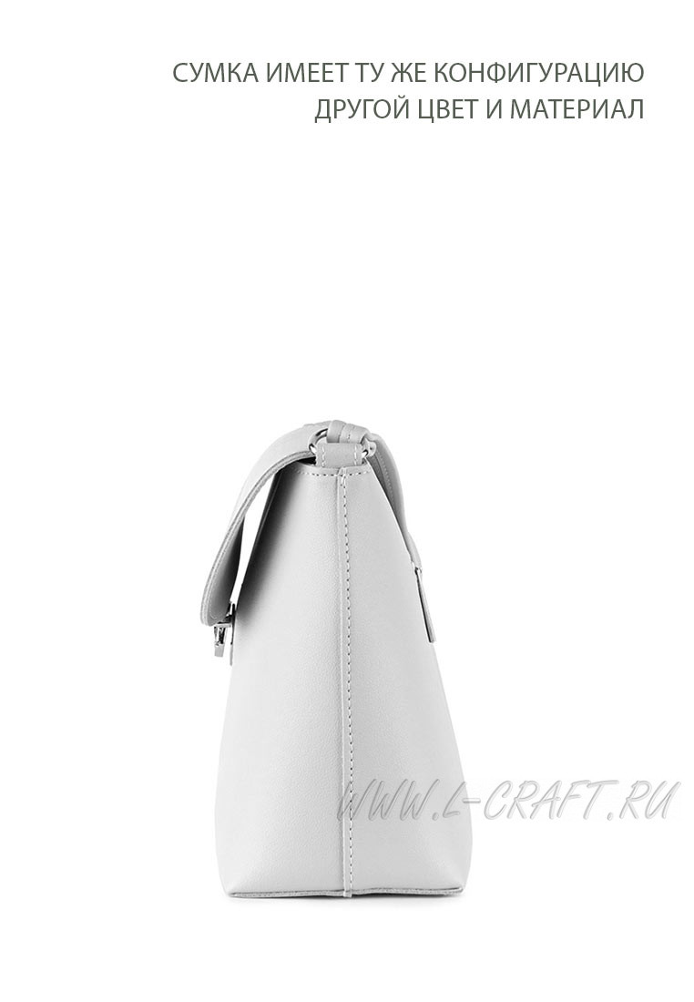 Модель №1445 | кожзам | гладкий | голубой | Р847-6 | 28785
