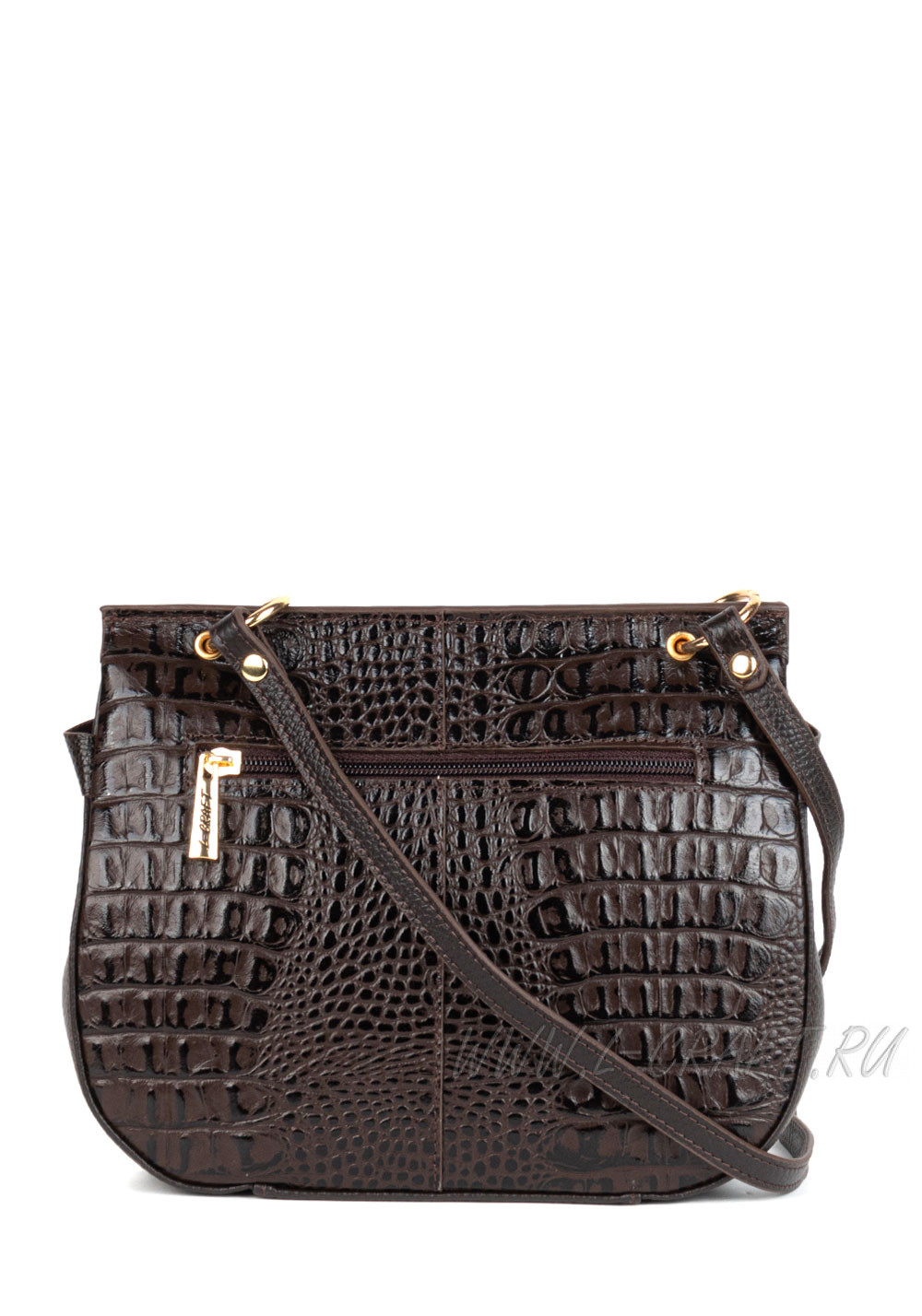 Модель №L130 | кожа | крокодил | коричневый | К209-2 | 29313