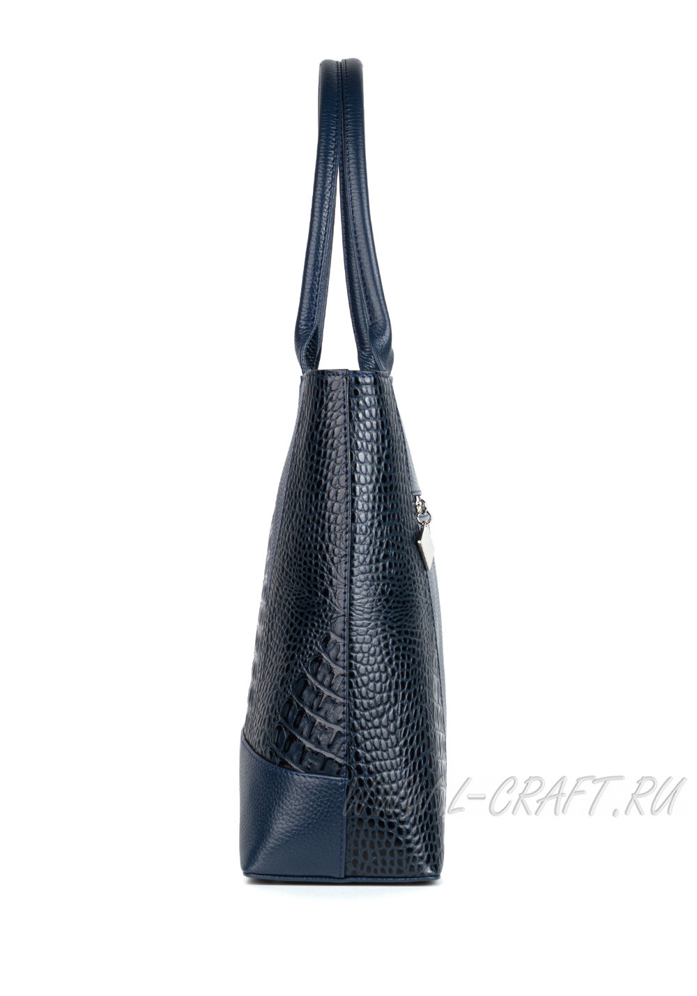 Модель №L81 | кожа | гладкий крокодил | синий | К55-6 | 18228