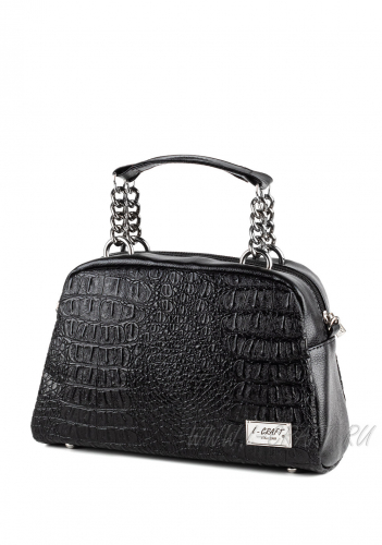 Модель №1425 | кожзам | крокодил | черный | Р880-1 | 28447