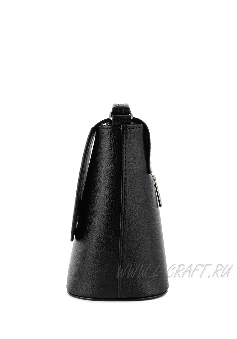 Модель №1429 | кожзам | гладкий змея | черный | Р853-9 | 27796