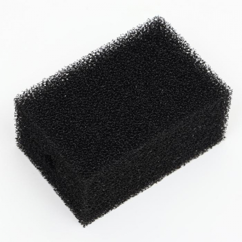 Губка прямоугольная запасная для фильтра, черная №5, 6х8х12 см