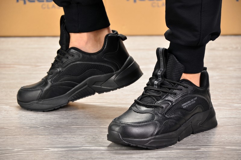 Baas DA7007-1 Кроссовки чер кожа