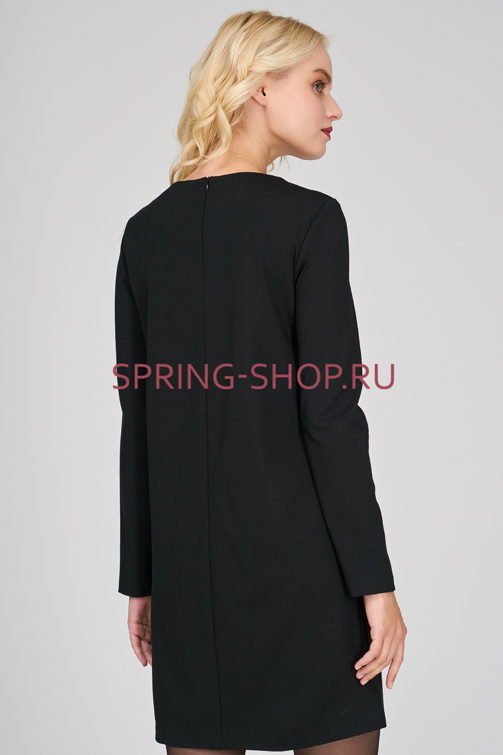 ЖЕНСКОЕ ПЛАТЬЕ ТРИКОТАЖНОЕ LRBARW9DR426 ЧЕРНЫЙ 219544000
