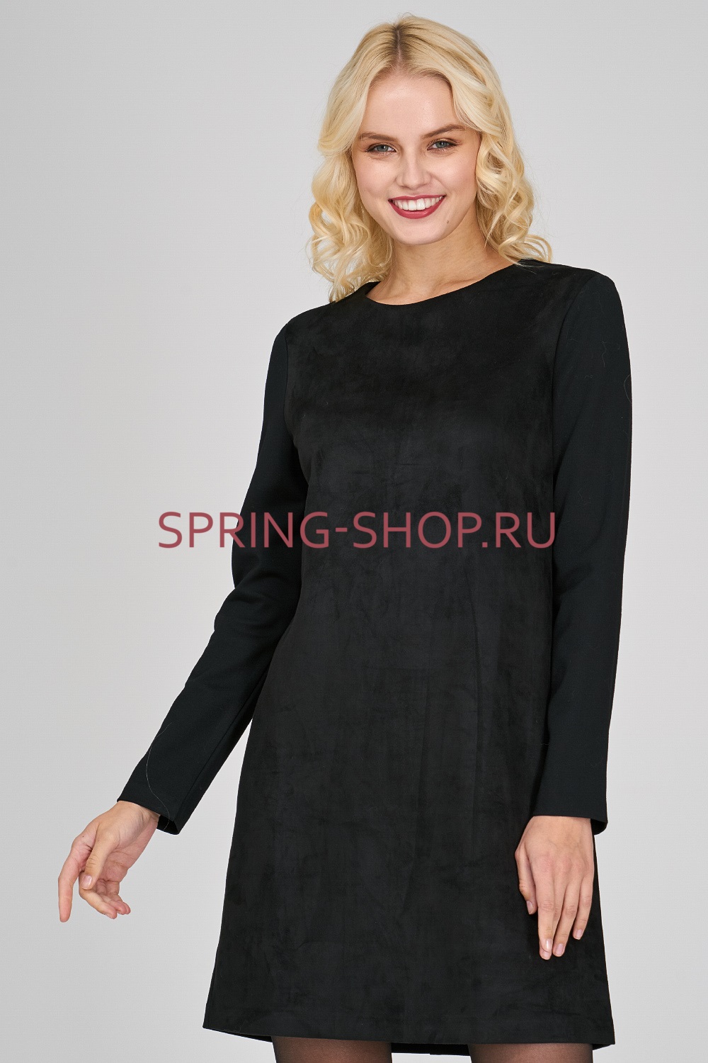 ЖЕНСКОЕ ПЛАТЬЕ ТРИКОТАЖНОЕ LRBARW9DR426 ЧЕРНЫЙ 219544000